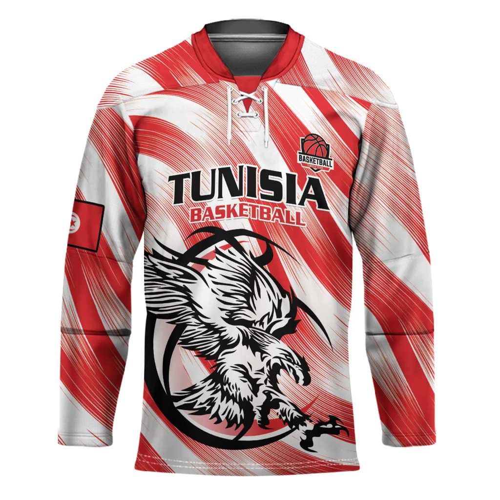 Custom Tunisia Basketball Hockey Jersey Go Eagles of Carthage