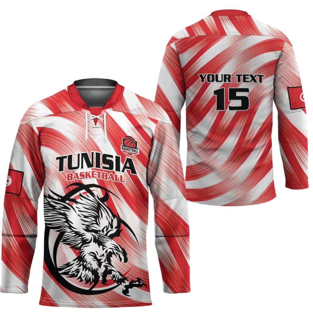 Custom Tunisia Basketball Hockey Jersey Go Eagles of Carthage