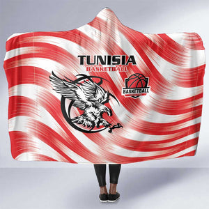 Afro Basketball Tunisia Hooded Blanket Go Eagles of Carthage - African Pride