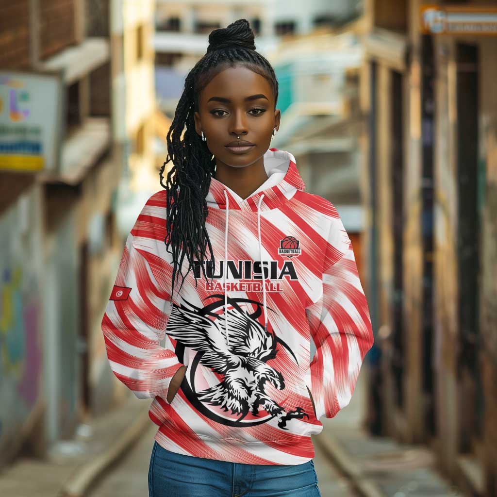Afro Basketball Tunisia Custom Hoodie Go Eagles of Carthage - African Pride
