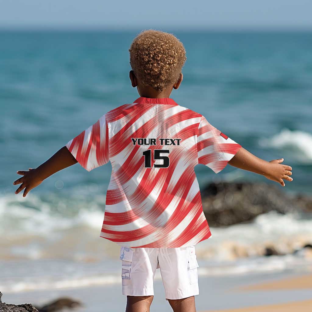 Afro Basketball Tunisia Custom Kid Hawaiian Shirt Go Eagles of Carthage - African Pride
