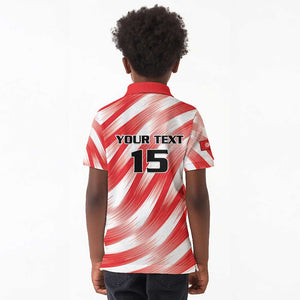 Afro Basketball Tunisia Custom Kid Polo Shirt Go Eagles of Carthage - African Pride