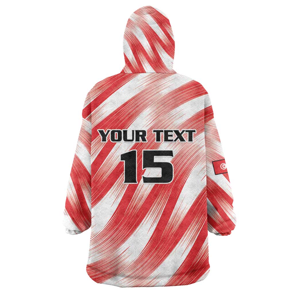 Afro Basketball Tunisia Custom Kid Wearable Blanket Hoodie Go Eagles of Carthage - African Pride