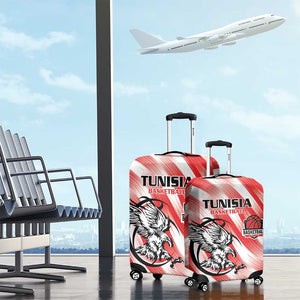 Afro Basketball Tunisia Luggage Cover Go Eagles of Carthage - African Pride