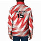 Custom Tunisia Basketball Padded Jacket Go Eagles of Carthage