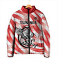 Custom Tunisia Basketball Padded Jacket Go Eagles of Carthage