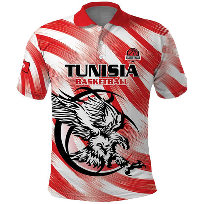 Afro Basketball Tunisia Custom Polo Shirt Go Eagles of Carthage - African Pride