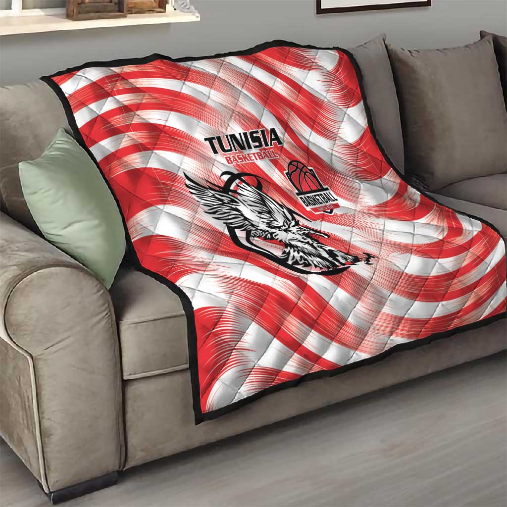 Afro Basketball Tunisia Quilt Go Eagles of Carthage - African Pride