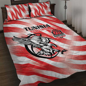 Afro Basketball Tunisia Quilt Bed Set Go Eagles of Carthage - African Pride