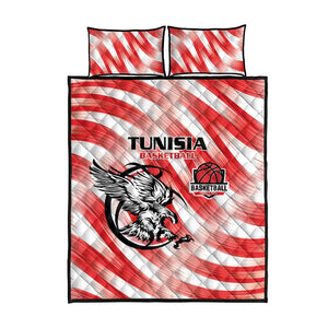 Afro Basketball Tunisia Quilt Bed Set Go Eagles of Carthage - African Pride