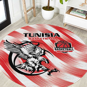 Afro Basketball Tunisia Round Carpet Go Eagles of Carthage - African Pride