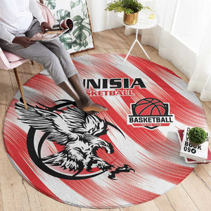 Afro Basketball Tunisia Round Carpet Go Eagles of Carthage - African Pride