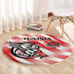 Afro Basketball Tunisia Round Carpet Go Eagles of Carthage - African Pride