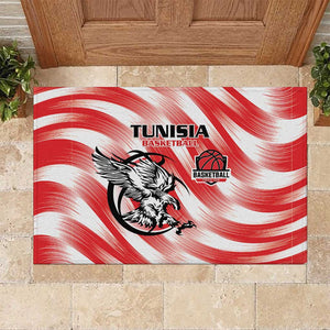 Afro Basketball Tunisia Rubber Doormat Go Eagles of Carthage - African Pride