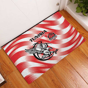 Afro Basketball Tunisia Rubber Doormat Go Eagles of Carthage - African Pride