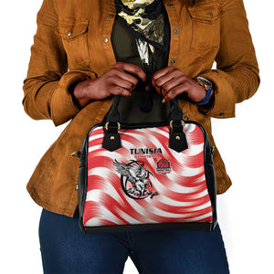 Afro Basketball Tunisia Shoulder Handbag Go Eagles of Carthage - African Pride
