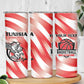 Afro Basketball Tunisia Custom Skinny Tumbler Go Eagles of Carthage - African Pride