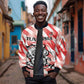 Afro Basketball Tunisia Custom Sleeve Zip Bomber Jacket Go Eagles of Carthage - African Pride
