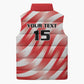 Custom Tunisia Basketball Sleeveless Puffer Jacket Go Eagles of Carthage