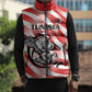 Custom Tunisia Basketball Sleeveless Puffer Jacket Go Eagles of Carthage