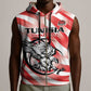 Afro Basketball Tunisia Custom Sleeveless Zip Hoodie Go Eagles of Carthage - African Pride
