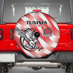 Afro Basketball Tunisia Spare Tire Cover Go Eagles of Carthage - African Pride