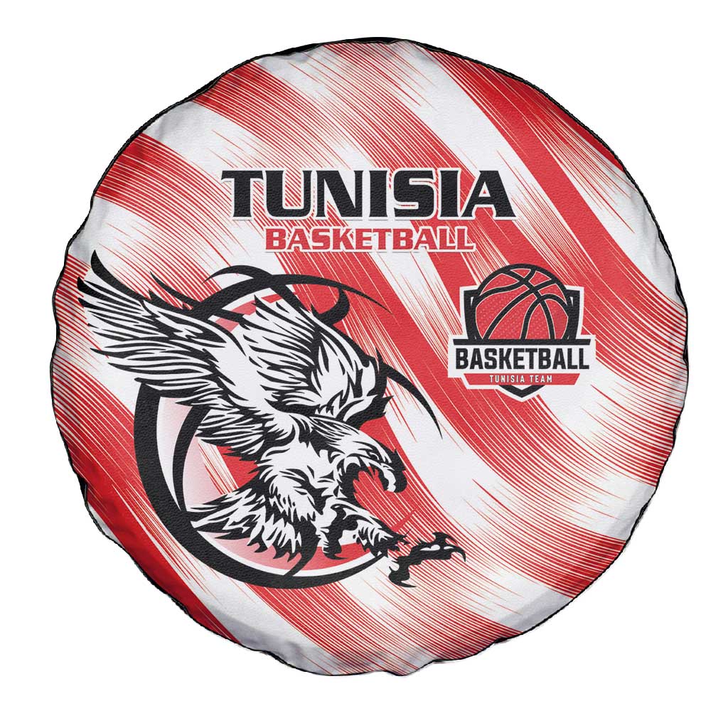 Afro Basketball Tunisia Spare Tire Cover Go Eagles of Carthage - African Pride