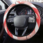 Afro Basketball Tunisia Steering Wheel Cover Go Eagles of Carthage - African Pride