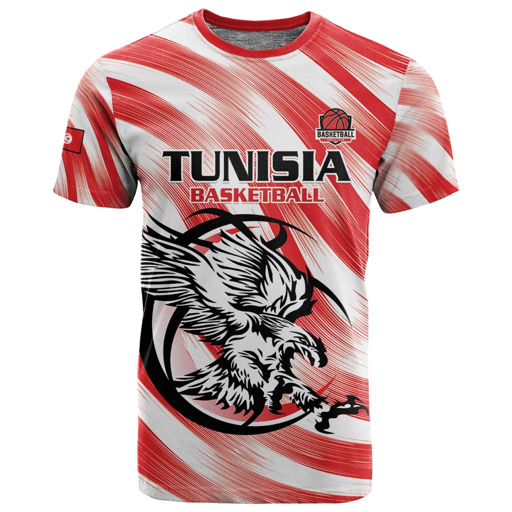 Afro Basketball Tunisia Custom T shirt Go Eagles of Carthage - African Pride
