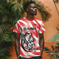 Afro Basketball Tunisia Custom T shirt Go Eagles of Carthage - African Pride