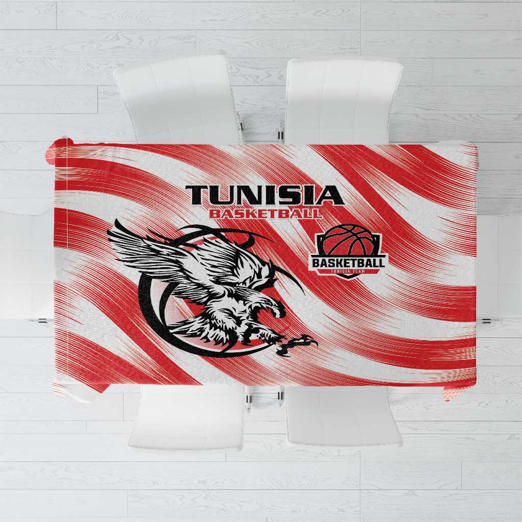 Afro Basketball Tunisia Tablecloth Go Eagles of Carthage - African Pride