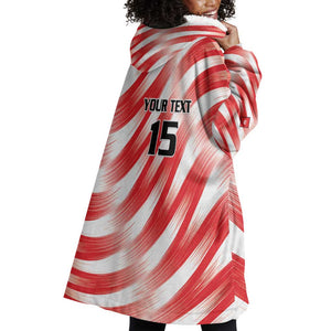 Afro Basketball Tunisia Custom Wearable Blanket Hoodie Go Eagles of Carthage - African Pride