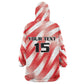 Afro Basketball Tunisia Custom Wearable Blanket Hoodie Go Eagles of Carthage - African Pride