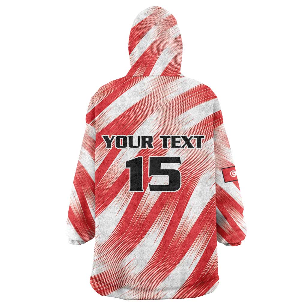 Afro Basketball Tunisia Custom Wearable Blanket Hoodie Go Eagles of Carthage - African Pride
