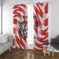 Afro Basketball Tunisia Window Curtain Go Eagles of Carthage - African Pride
