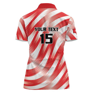 Afro Basketball Tunisia Custom Women Polo Shirt Go Eagles of Carthage - African Pride