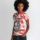Afro Basketball Tunisia Custom Women Polo Shirt Go Eagles of Carthage - African Pride