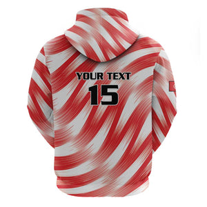 Afro Basketball Tunisia Custom Zip Hoodie Go Eagles of Carthage - African Pride