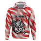 Afro Basketball Tunisia Custom Zip Hoodie Go Eagles of Carthage - African Pride