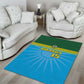 Afro Basketball Rwanda Custom Area Rug Go Champions - African Pride