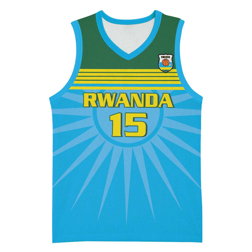 Afro Basketball Rwanda Custom Basketball Jersey Go Champions - African Pride