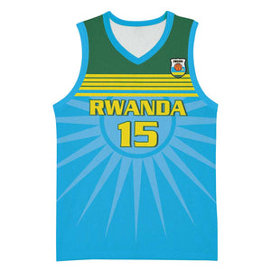 Afro Basketball Rwanda Custom Basketball Jersey Go Champions - African Pride