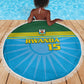 Afro Basketball Rwanda Custom Beach Blanket Go Champions - African Pride