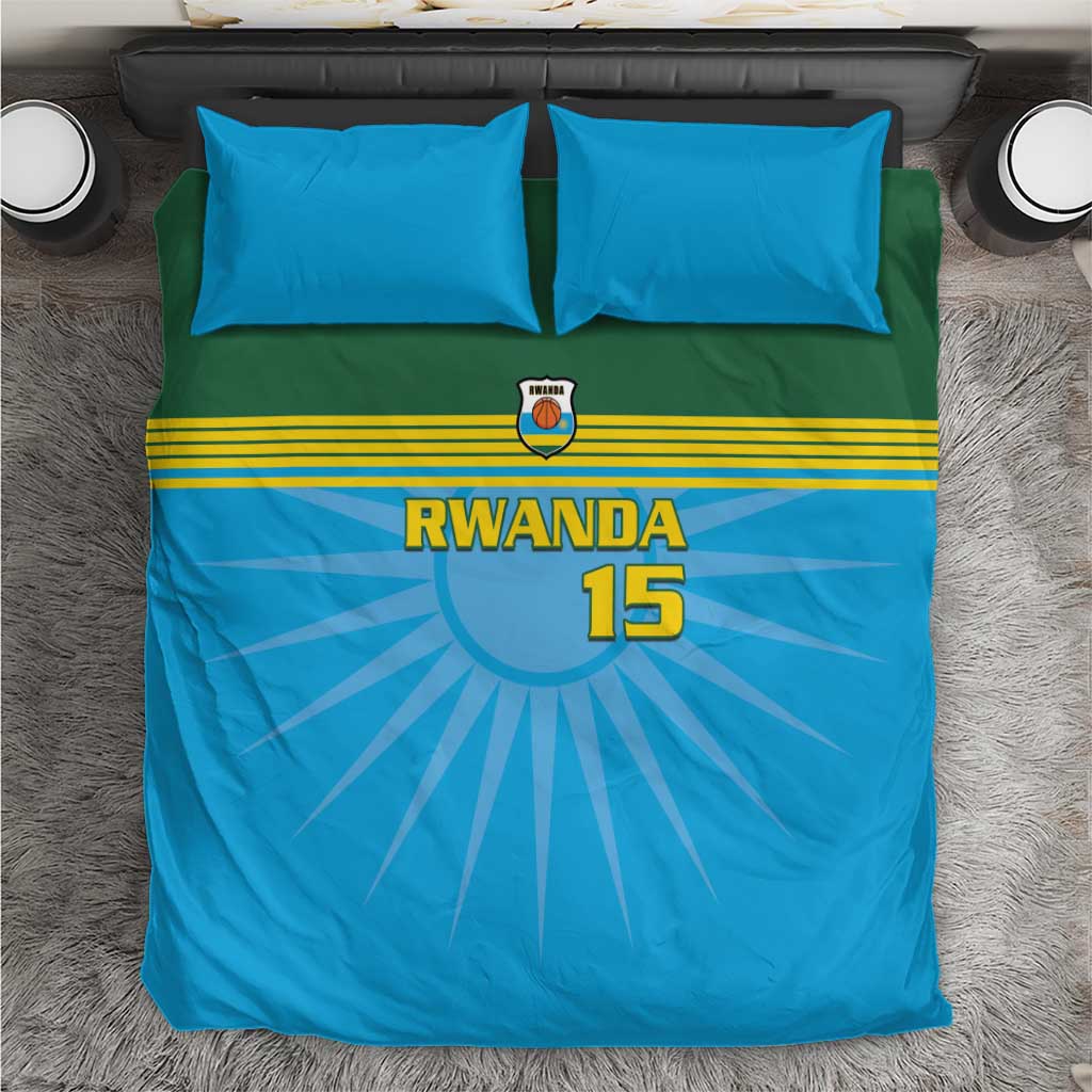 Afro Basketball Rwanda Custom Bedding Set Go Champions - African Pride