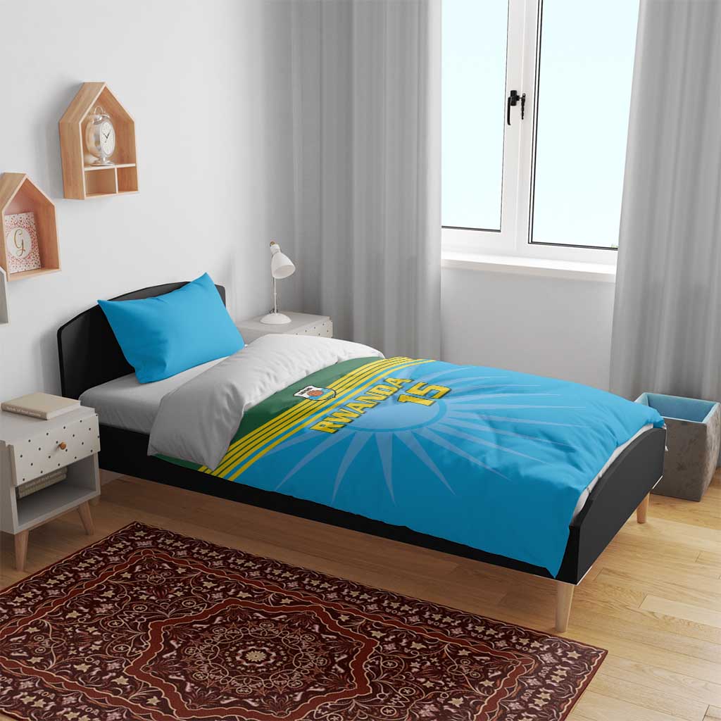Afro Basketball Rwanda Custom Bedding Set Go Champions - African Pride