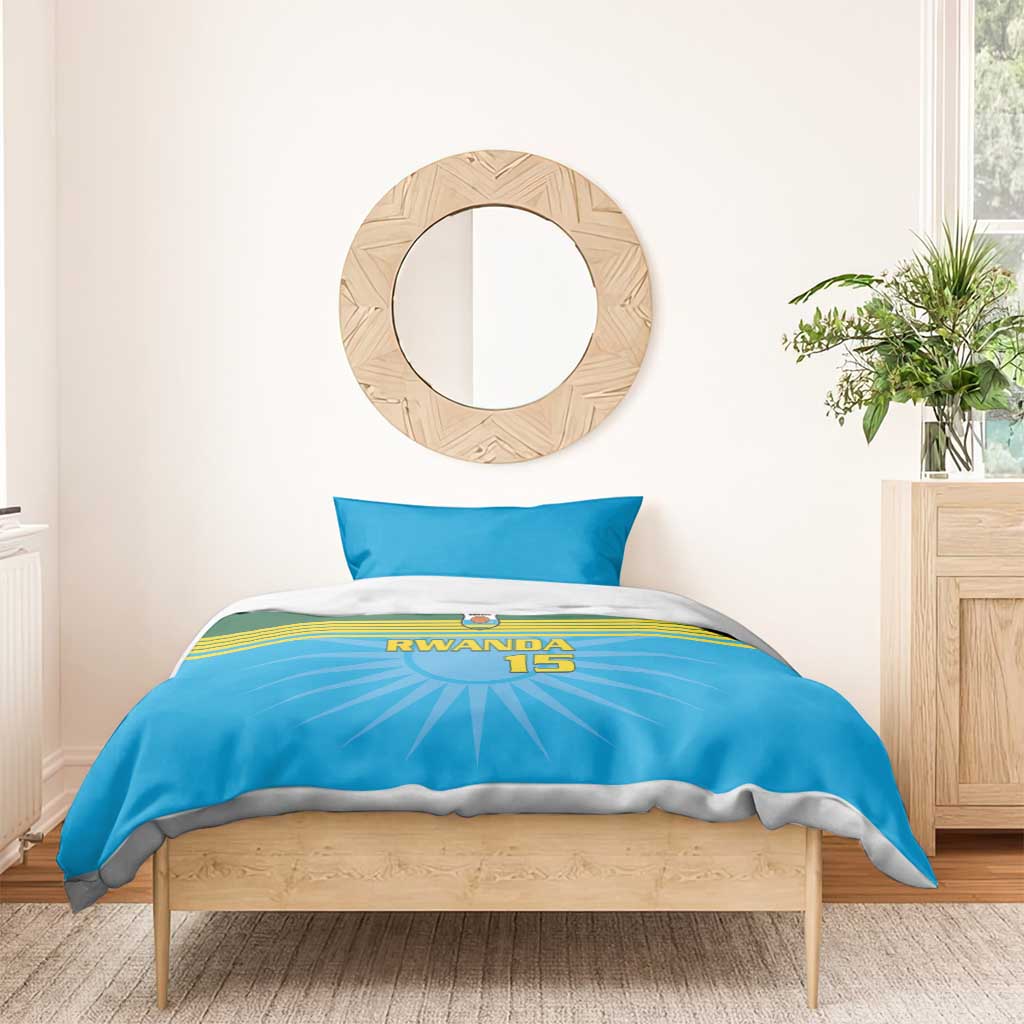 Afro Basketball Rwanda Custom Bedding Set Go Champions - African Pride