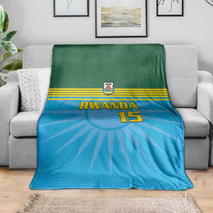Afro Basketball Rwanda Custom Blanket Go Champions - African Pride