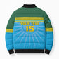 Custom Rwanda Basketball Bomber Puffer Jacket Go Champions