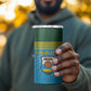 Afro Basketball Rwanda Custom 4 in 1 Can Cooler Tumbler Go Champions - African Pride