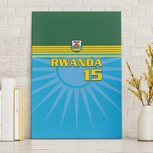 Afro Basketball Rwanda Custom Canvas Wall Art Go Champions - African Pride
